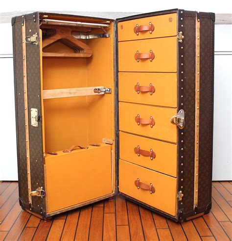 original louis vuitton trunk 1800's|vintage louis vuitton wardrobe trunk.